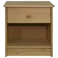 Comodino 41x30x42 cm in Legno Massello di Pino 325532