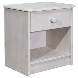 Comodino 41x30x42 cm in Legno Massello di Pino 325533