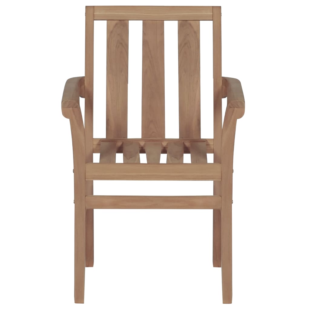 Sedie da Giardino 2 pz con Cuscini Talpa Massello di Teak 3062216