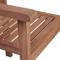 Sedie da Giardino 2 pz con Cuscini Grigi in Massello di Teak 3062263