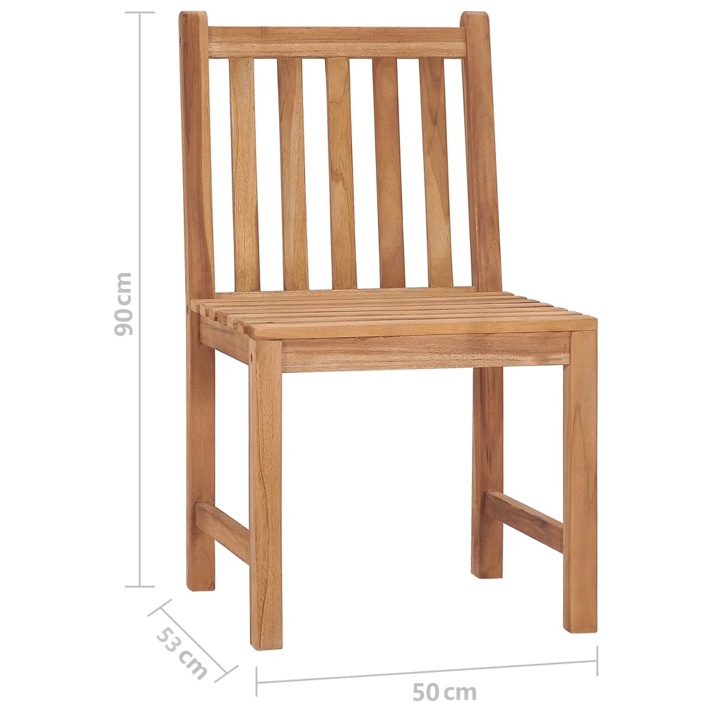 Sedie da Giardino 2 pz con Cuscini in Legno Massello di Teak 3062926