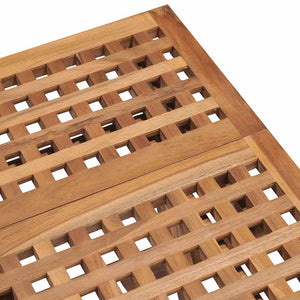 Set da Pranzo Giardino Pieghevole 3 pz Cuscino Massello di Teak 3063199