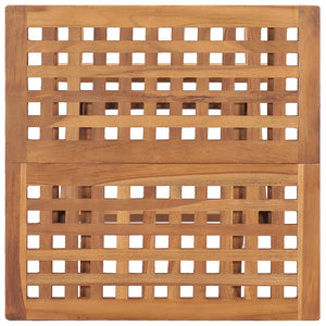 Set da Pranzo Giardino Pieghevole 3 pz Cuscino Massello di Teak cod mxl 39107