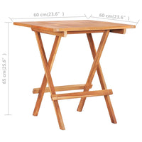 Set da Bistrot 3 pz con Cuscini Antracite in Massello di Teak cod mxl 40538