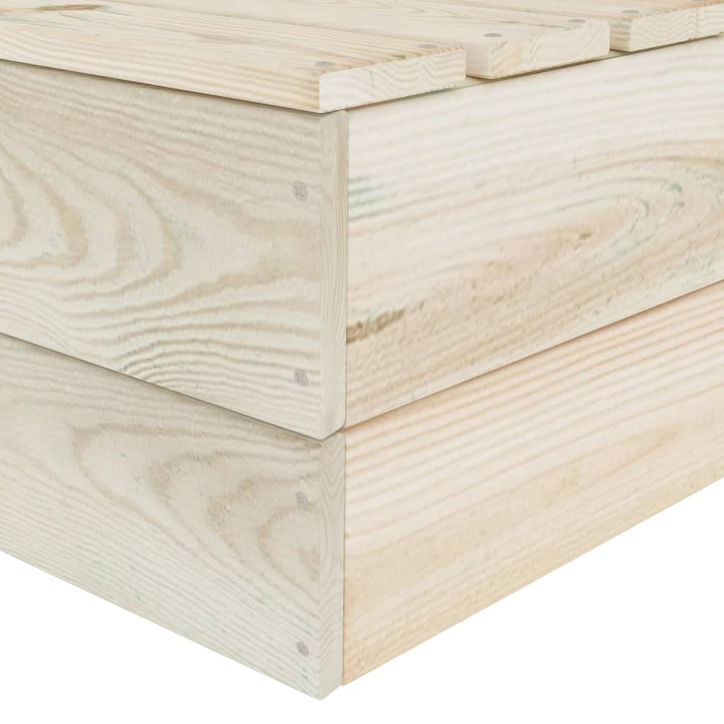 Divano da Giardino a 2 Posti su Pallet Legno Abete Impregnato 3063708