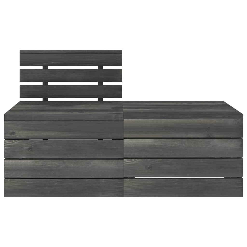 Set Divani da Giardino su Pallet 6 pz 3063744