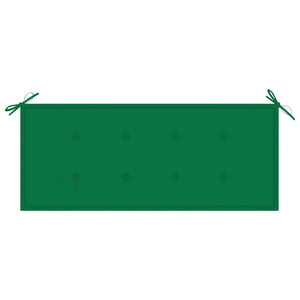 Panca da Giardino Pieghevole con Cuscino 118 cm in BambÃ¹ 3063854