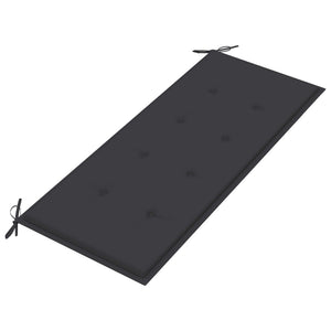 Panca da Giardino con Cuscino 120 cm in Bambù cod mxl 46030