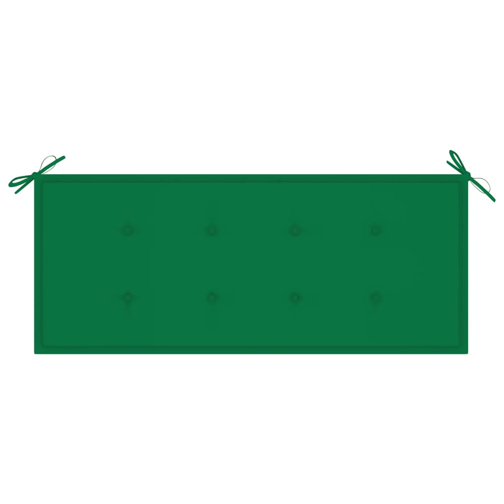 Panca da Giardino con Cuscino 120 cm in Bambù cod mxl 46021