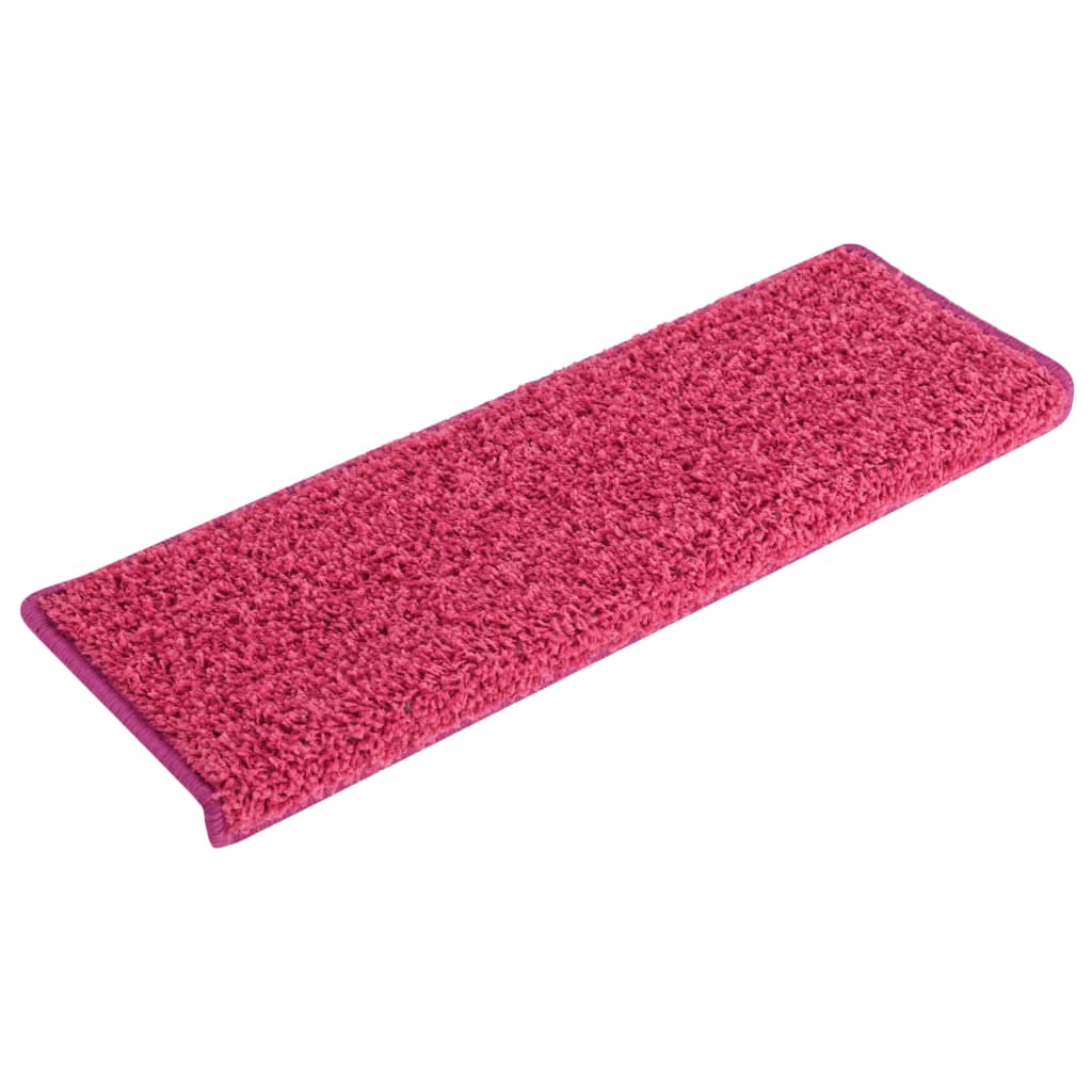 Tappetini per Scale 15 pz 65x25 cm Rosa cod mxl 69797