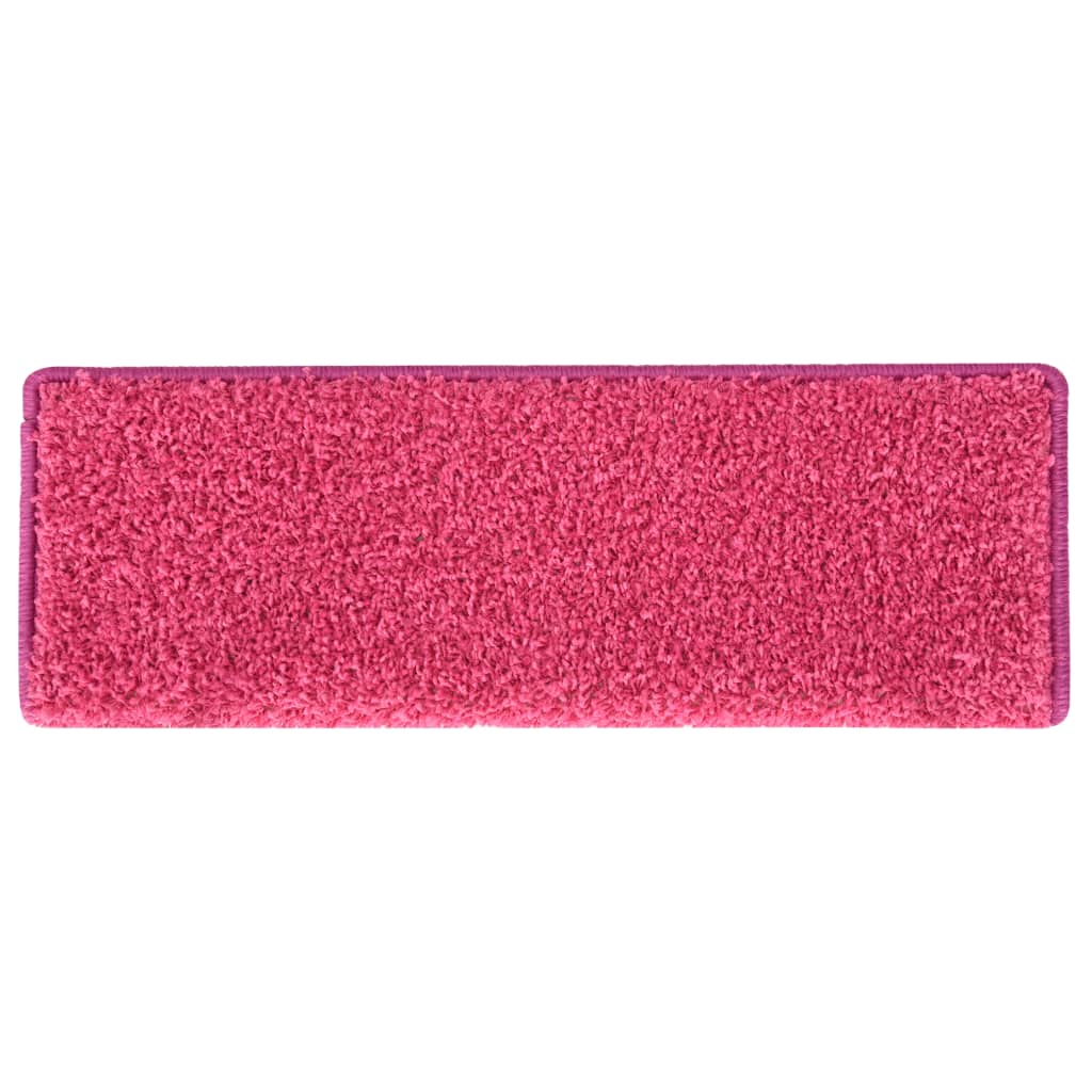 Tappetini per Scale 15 pz 65x25 cm Rosa cod mxl 69797