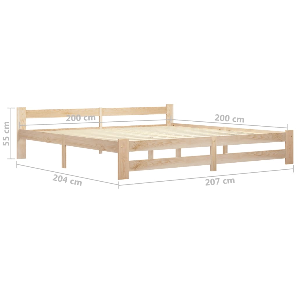 Giroletto in Legno Massello di Pino 200x200 cm cod mxl 61605