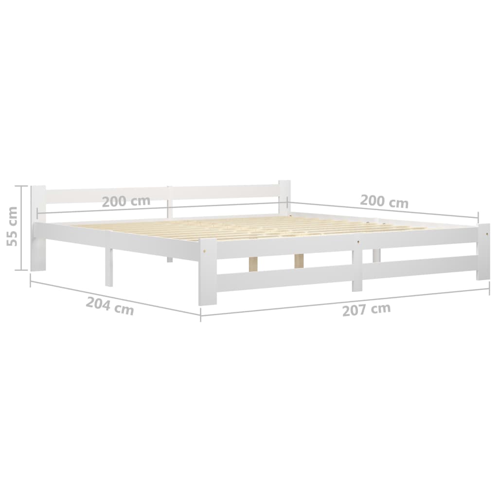 Giroletto in Legno Massello di Pino Bianco 200x200 cm cod mxl 55100