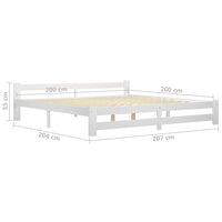 Giroletto in Legno Massello di Pino Bianco 200x200 cm cod mxl 55100