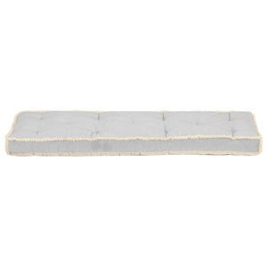 Cuscino per Divano in Pallet Grigio 120x40x7 cm 314799