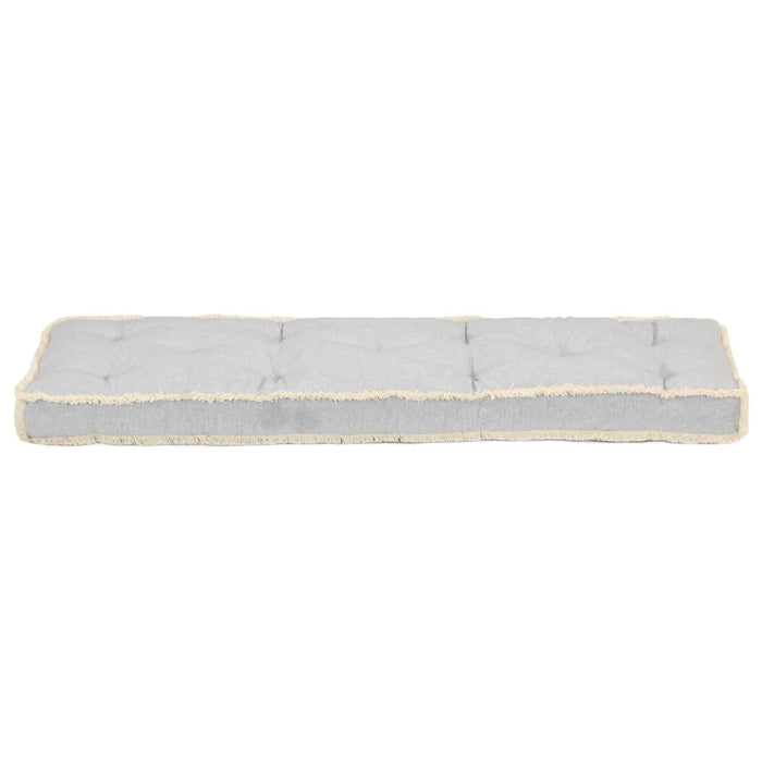 Cuscino per Divano in Pallet Grigio 120x40x7 cm 314799