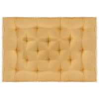 Cuscino per Divano in Pallet Giallo 120x80x10 cm 314812