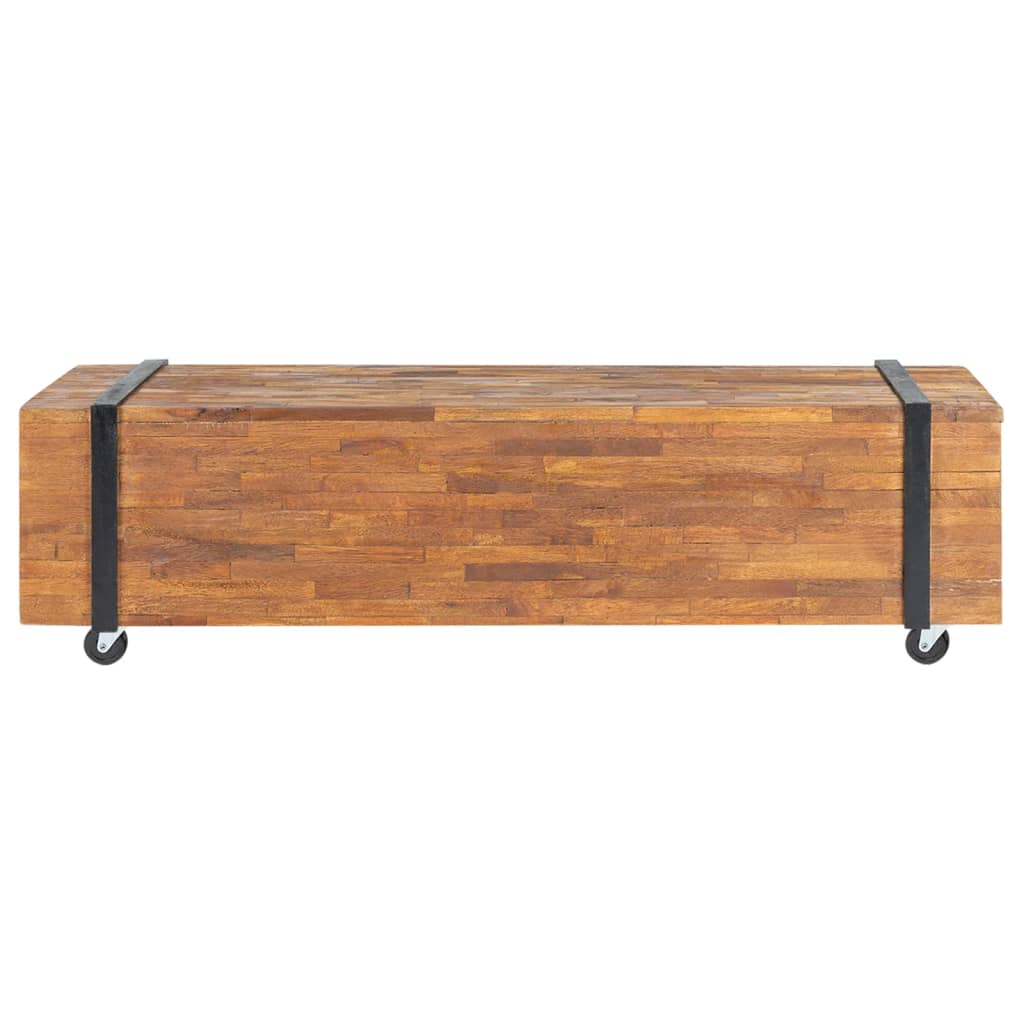 Mobile Porta TV 110x30x32,5 cm in Legno Massello di Teak cod mxl 19812