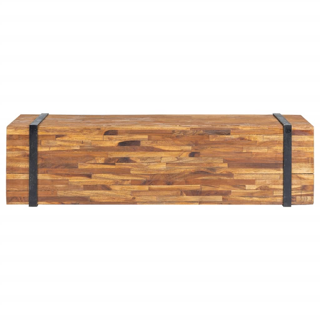 Mobile Porta TV 110x30x32,5 cm in Legno Massello di Teak cod mxl 19812