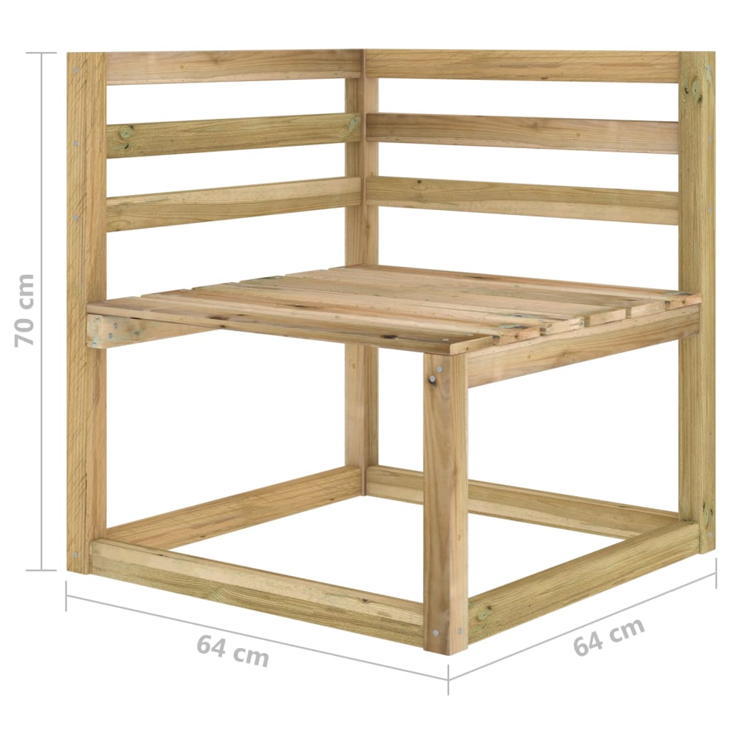 Divano da Giardino a 3 Posti con Cuscini Azzurri cod mxl 34713