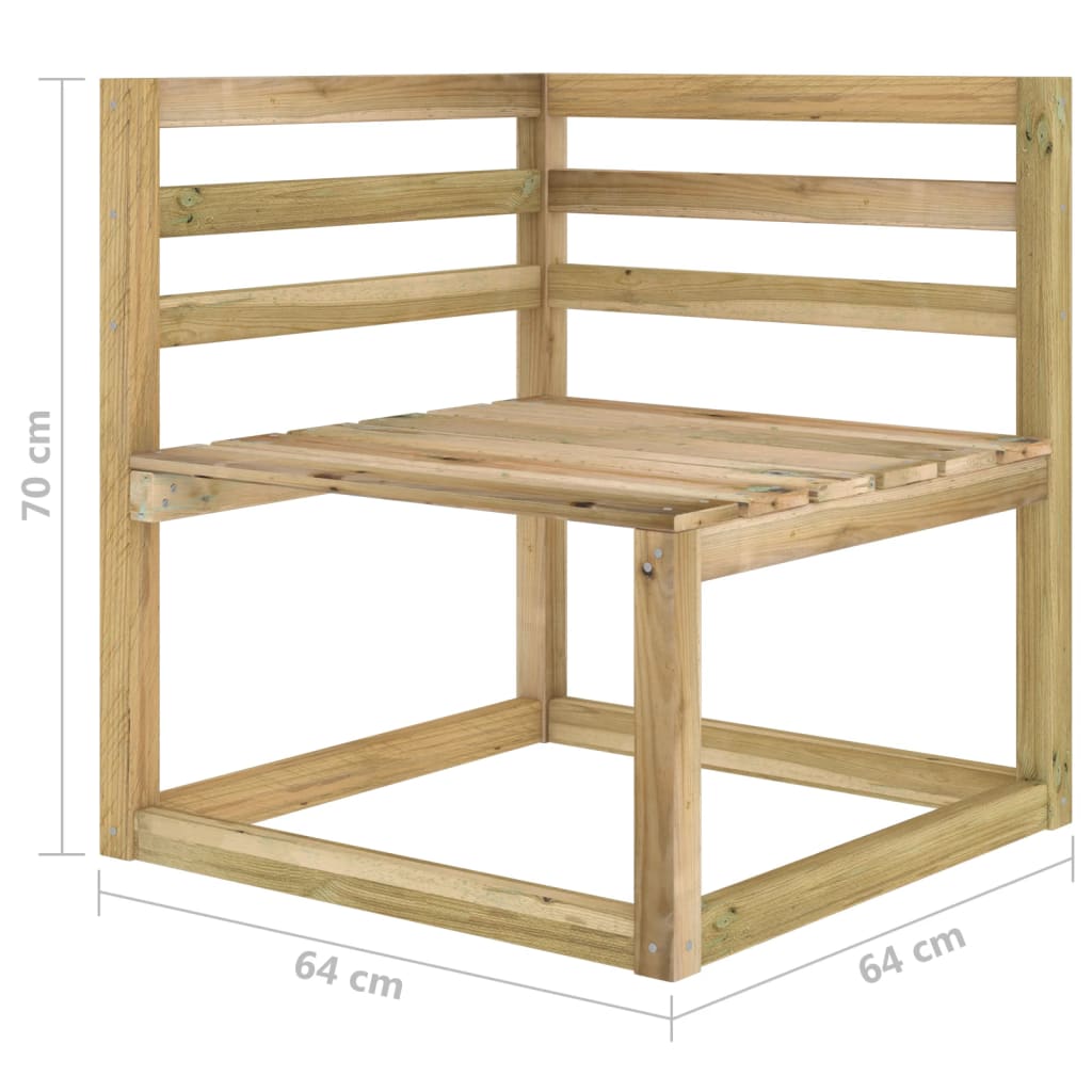 Divano da Giardino a 4 Posti con Cuscini Blu Chiaro 3065059