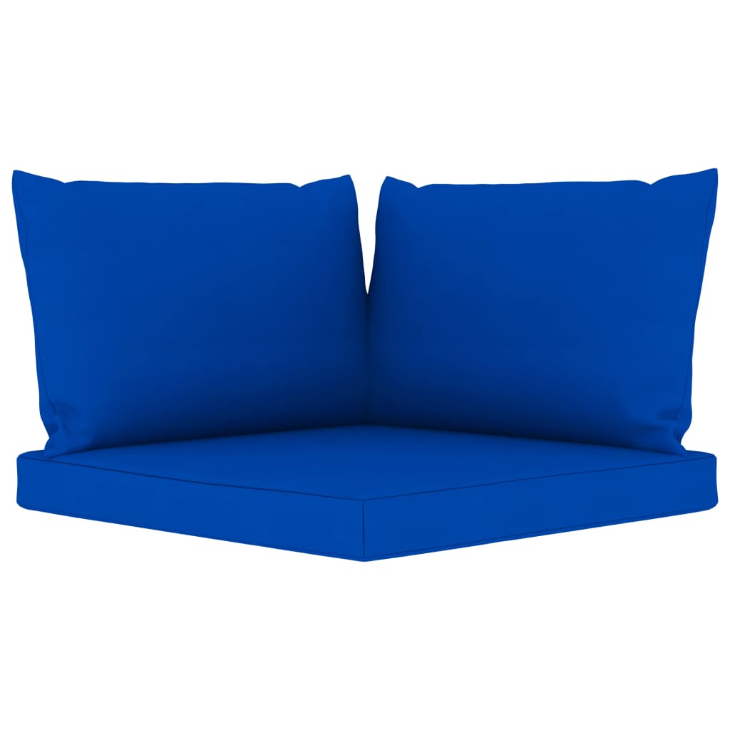 Divano da Giardino a 3 Posti con Cuscini Blu cod mxl 34733