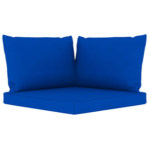 Set Divani da Giardino 6 pz con Cuscini Blu cod mxl 56798