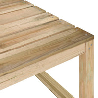 Divano Centrale da Giardino Pallet Verde Legno Pino Impregnato 315702