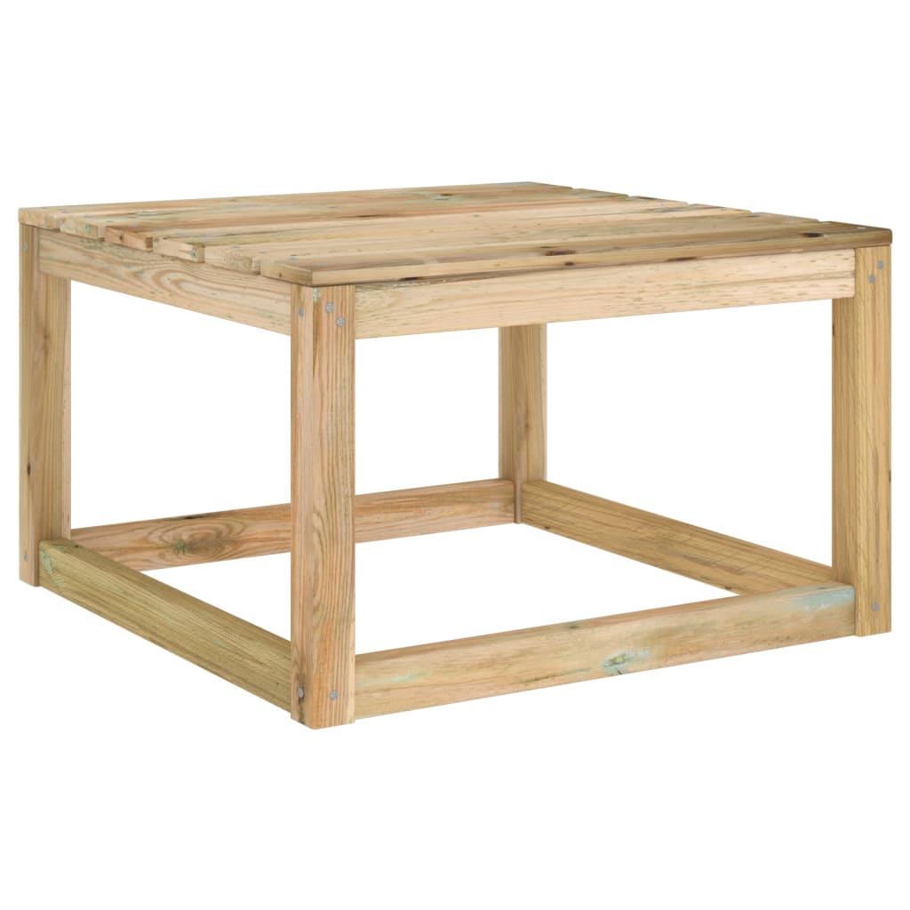 Tavoli Giardino Pallet 2pz 60x60x36,5cm Legno Pino Impregnato 315704