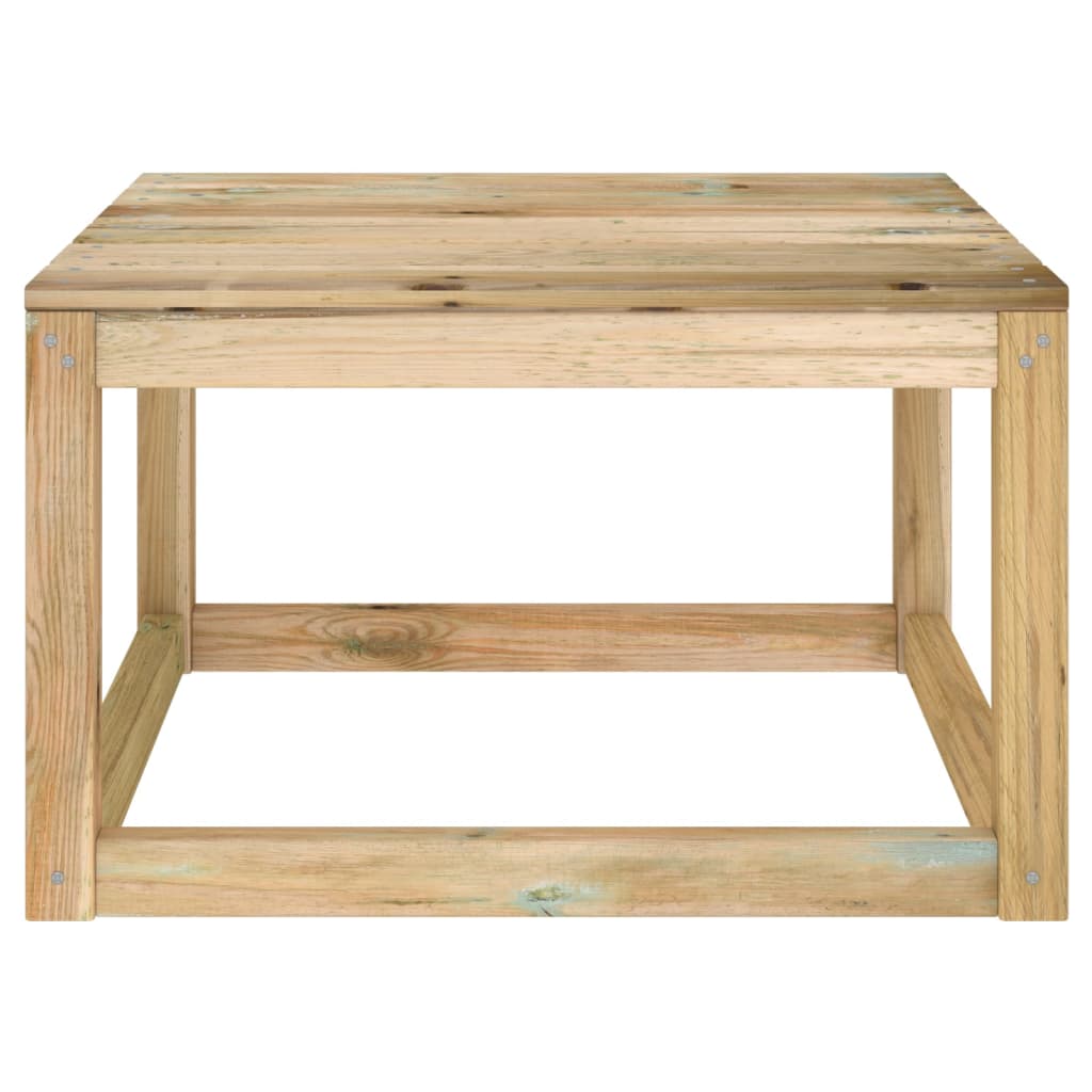 Tavoli Giardino Pallet 2pz 60x60x36,5cm Legno Pino Impregnato 315704