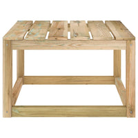 Tavoli Giardino Pallet 2pz 60x60x36,5cm Legno Pino Impregnato 315704