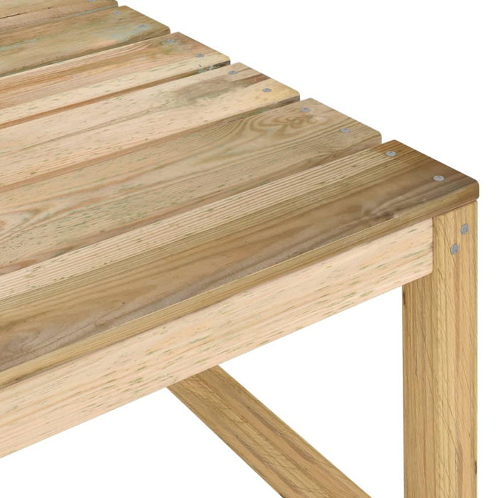 Tavoli Giardino Pallet 2pz 60x60x36,5cm Legno Pino Impregnato 315704