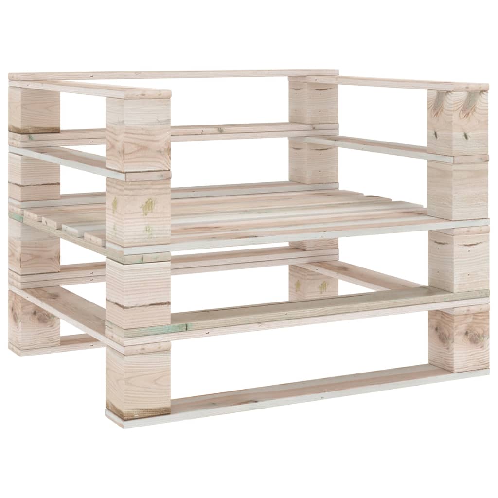 Divano Pallet da Giardino in Legno Impregnato di Pino cod mxl 66853