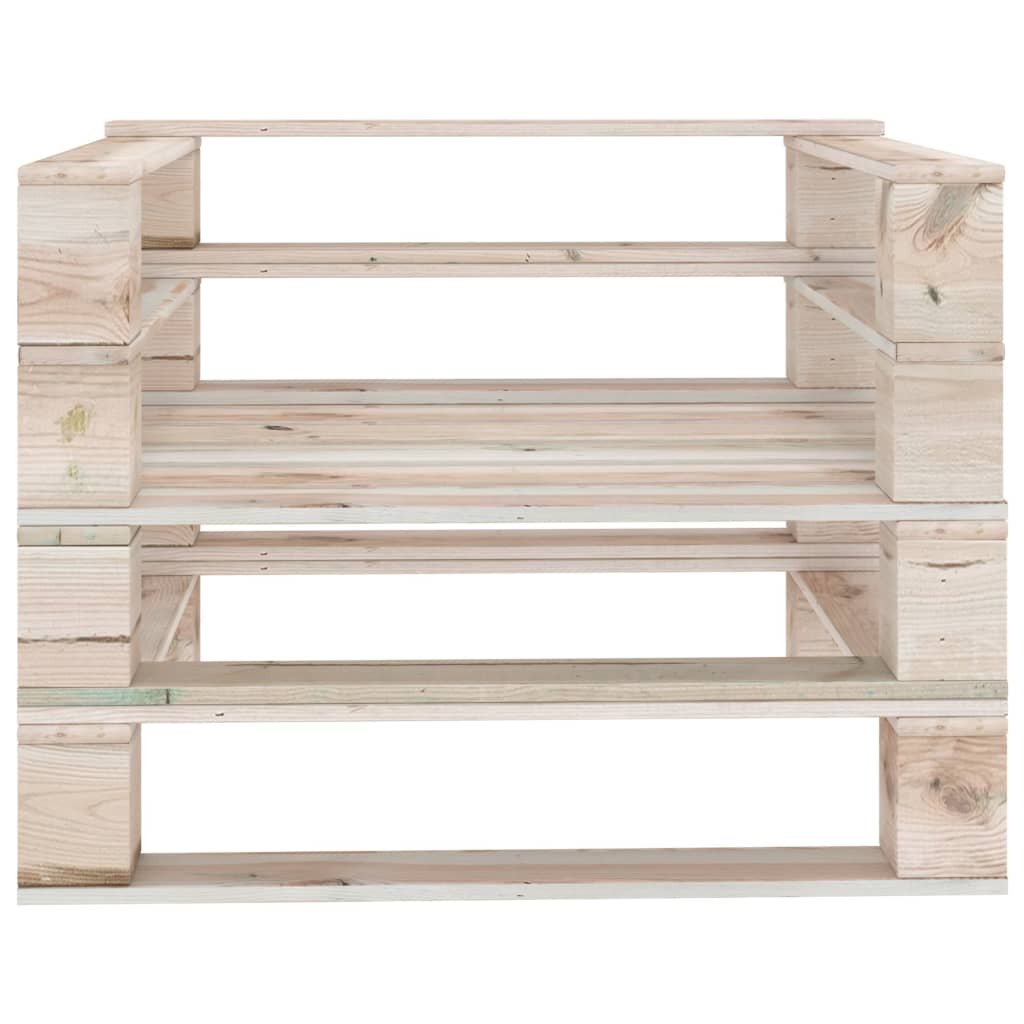 Divano Pallet da Giardino in Legno Impregnato di Pino cod mxl 66853