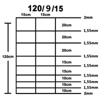 Recinzione da Giardino in Acciaio Zincato 50x1,2 m Argento 149500