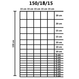 Recinzione da Giardino in Acciaio Zincato 50x1,5 m Argento cod mxl 26025