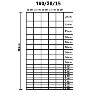 Recinzione da Giardino in Acciaio Zincato 50x1,6 m Argento cod mxl 19567