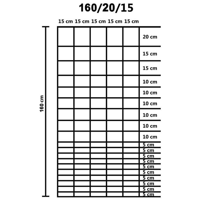 Recinzione da Giardino in Acciaio Zincato 50x1,6 m Argento cod mxl 19567