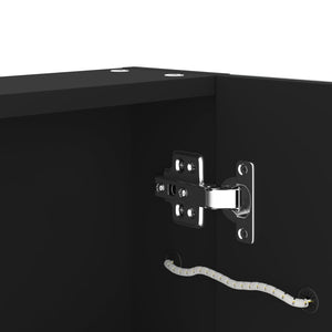 Armadietto Bagno con Specchio e LED 60x14x62 cm 325542