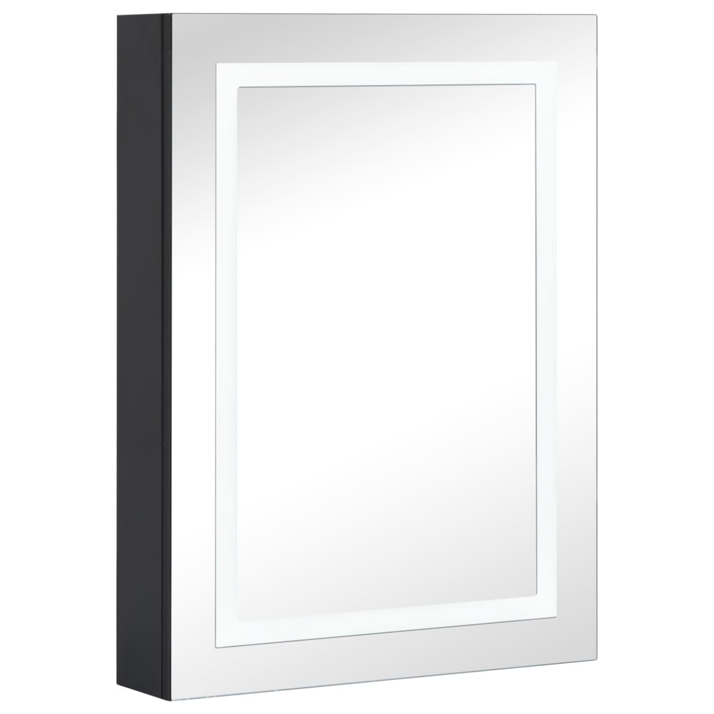 Armadietto Bagno con Specchio e LED 50x13x70 cm 325543