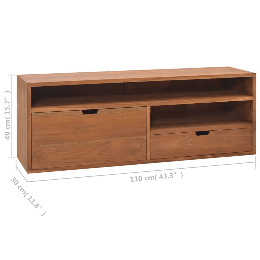 Mobile Porta TV 110x30x40 cm in Legno Massello di Mango cod mxl 27849