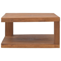 Tavolino da Salotto 65x65x33 cm in Legno Massello di Teak cod mxl 18432