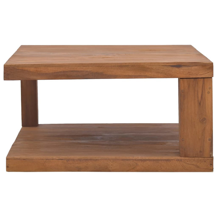 Tavolino da Salotto 65x65x33 cm in Legno Massello di Teak cod mxl 18432