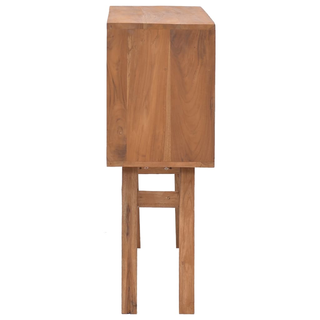 Tavolo Consolle 80x30x80 cm in Legno Massello di Teak 326135