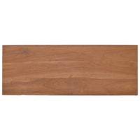 Tavolo Consolle 80x30x80 cm in Legno Massello di Teak 326135