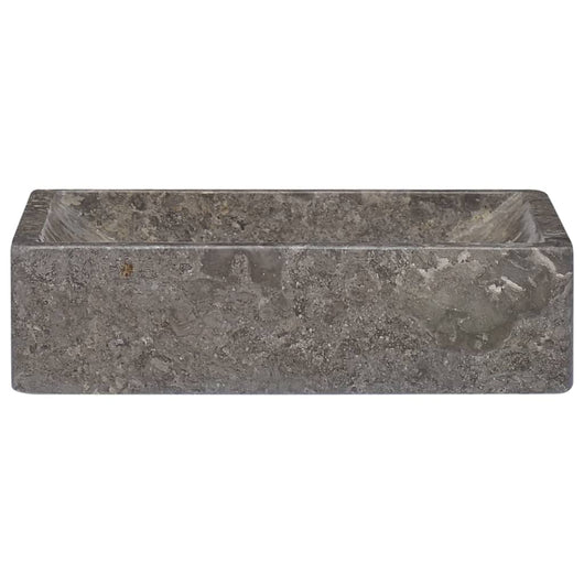 Lavandino Grigio 45x30x12 cm in Marmo cod mxl 44553