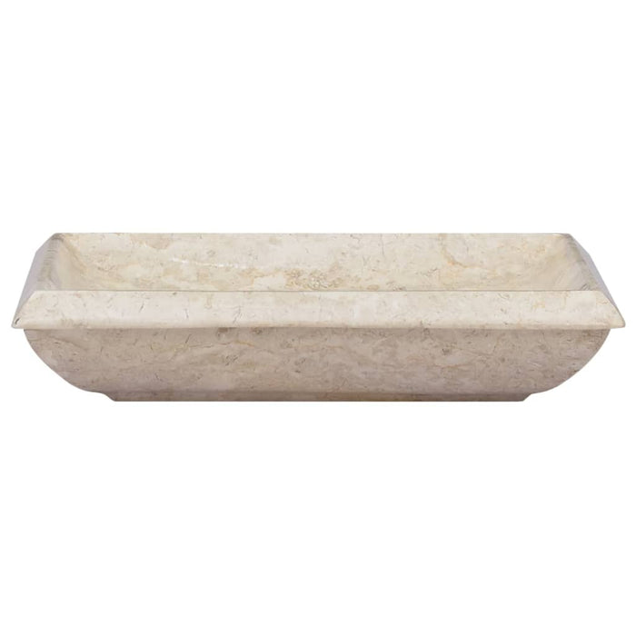 Lavandino Crema 50x35x10 cm in Marmo cod mxl 47303