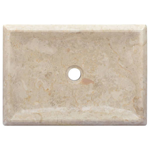 Lavandino Crema 50x35x10 cm in Marmo cod mxl 47303