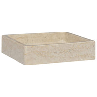 Lavandino Crema 40x40x10 cm in Marmo cod mxl 43599