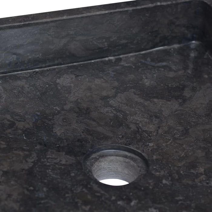 Lavandino Nero 40x40x10 cm in Marmo 149169